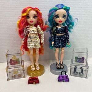 RAINBOW HIGH Dolls special Edition Twins Laurel & Holly De’Vious Toys